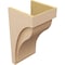 Ekena Millwork 12"W x 12"D x 24"H Wide Helena Rough Cedar Woodgrain TimberThane Corbel, Primed Tan CORUR12X12X24HELRCPR - alternate 4